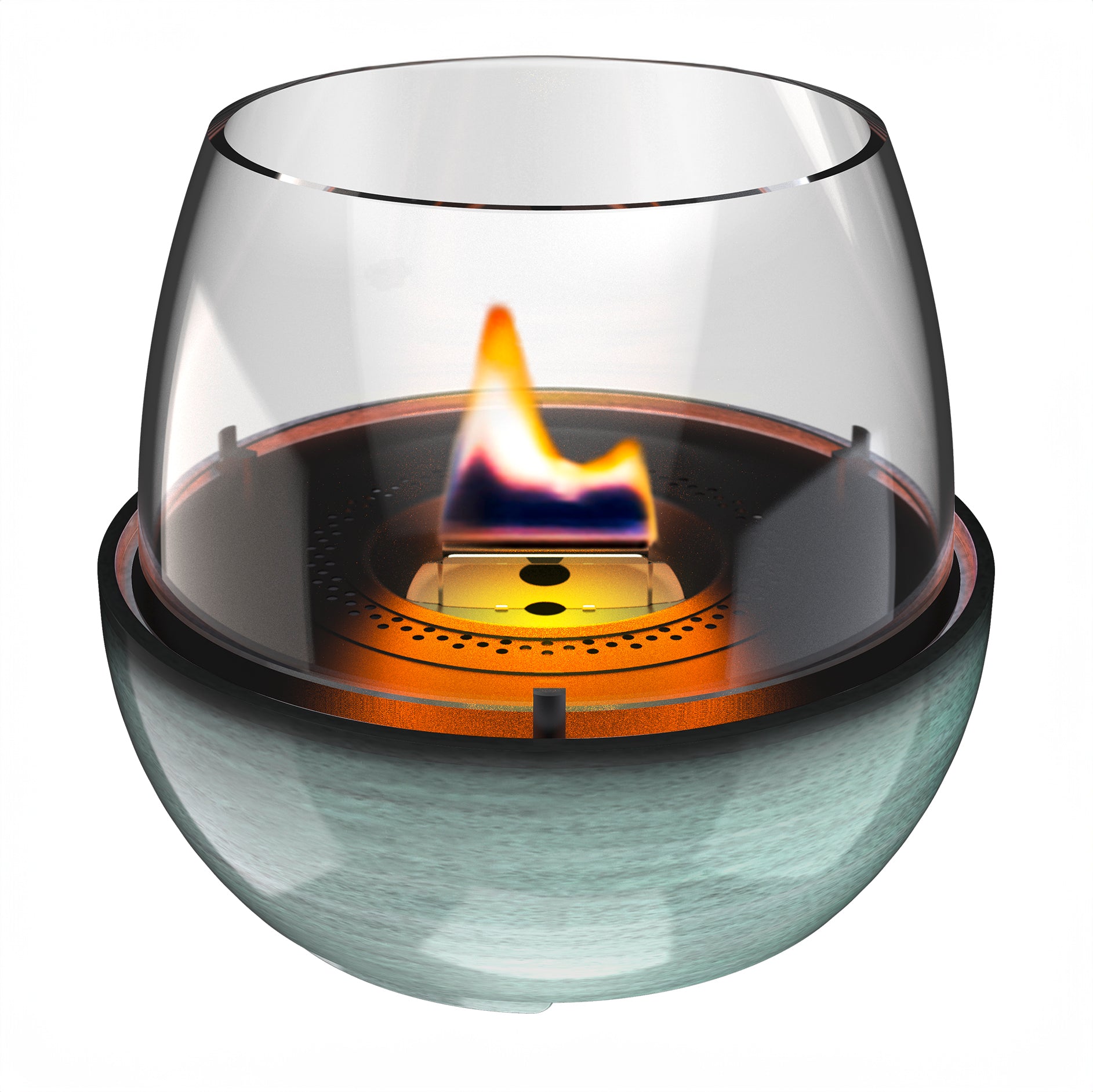 Tenderflame Tischkamin <br> Tulip 14 Grün