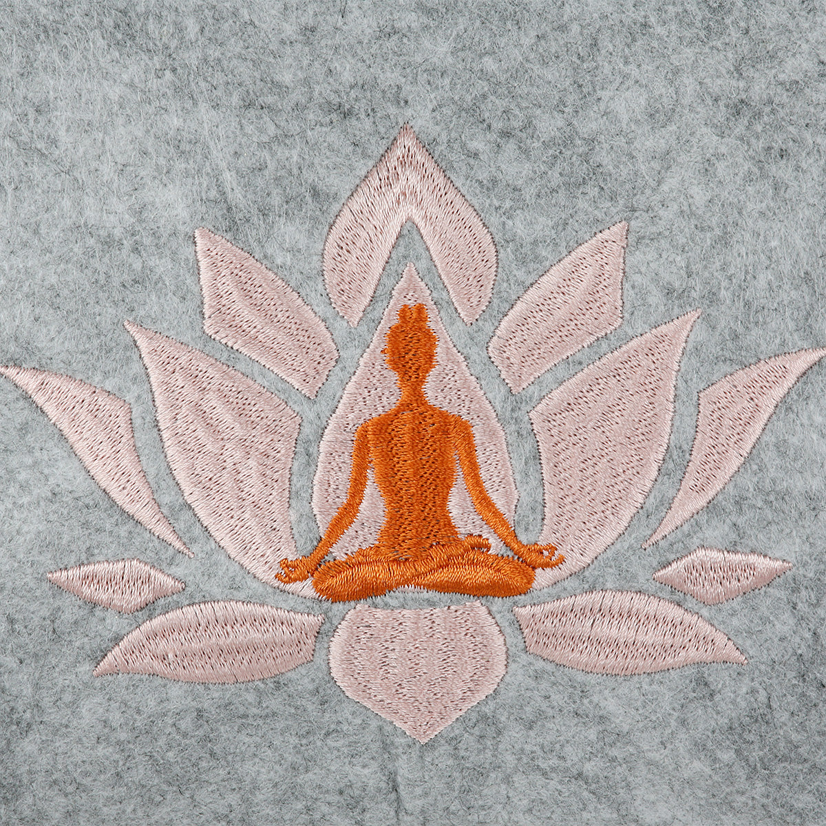 Sac en feutre avec motif yoga
