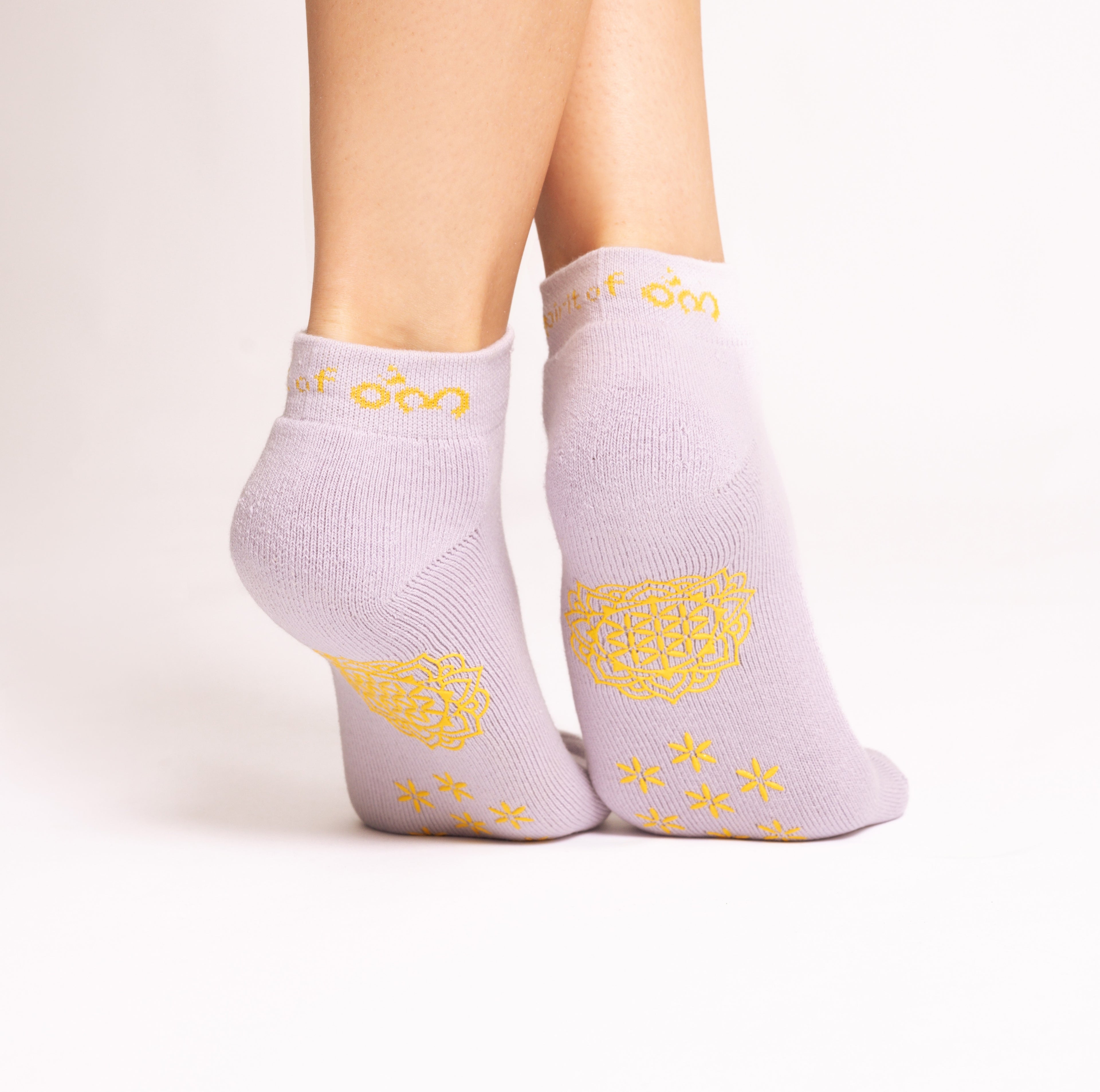 Rutschfeste Socken Adhara Flieder