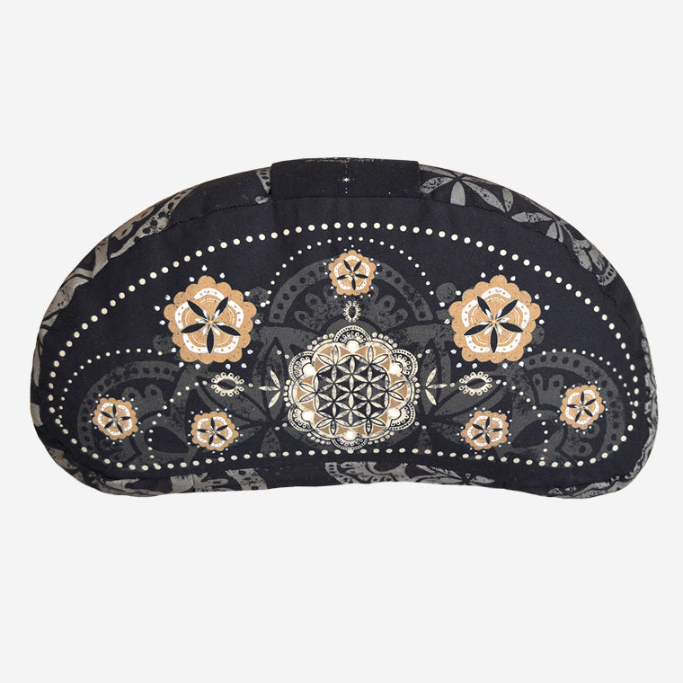 Coussin de méditation<br>Hallbmond Noir/Beige