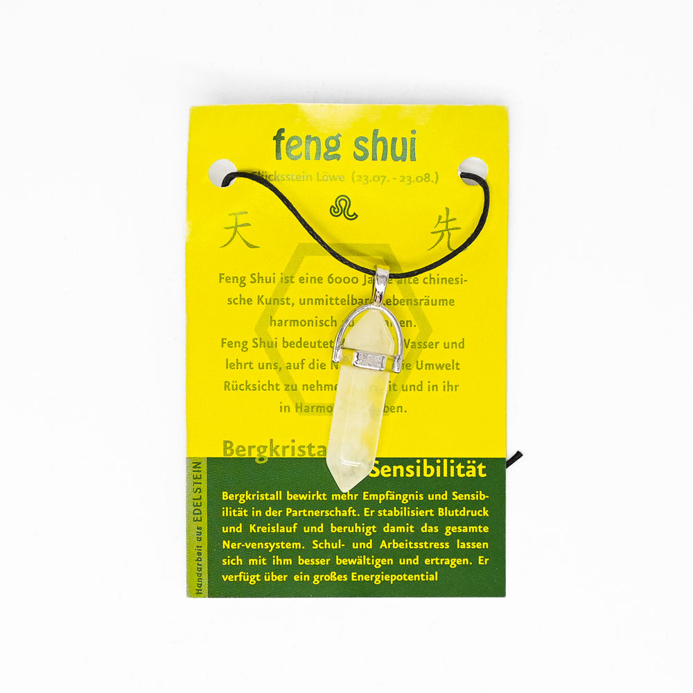Feng Shui Anhänger – Bergkristall