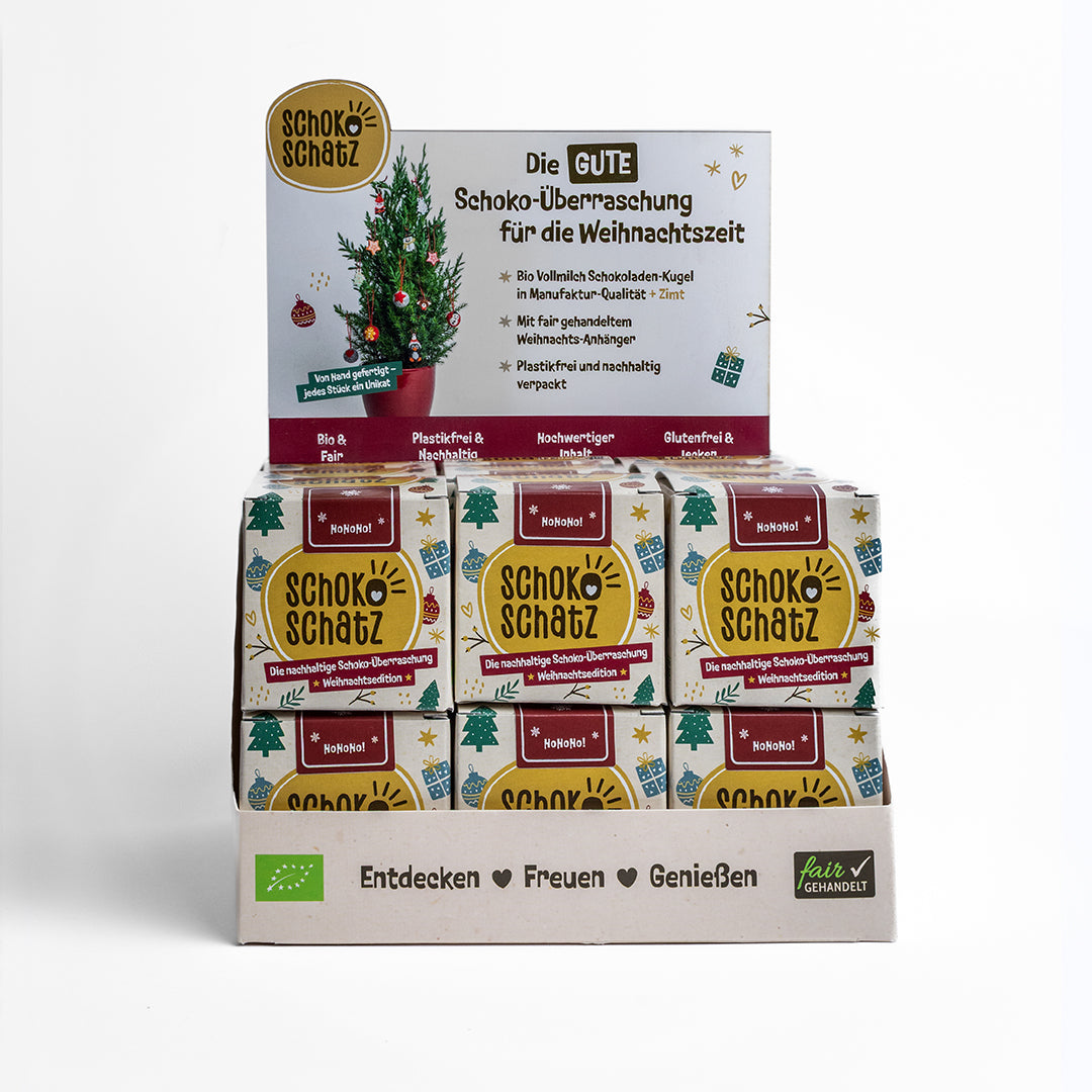 SchokoSchatz Weihnachts Edition mit handgemachtem Anhänger