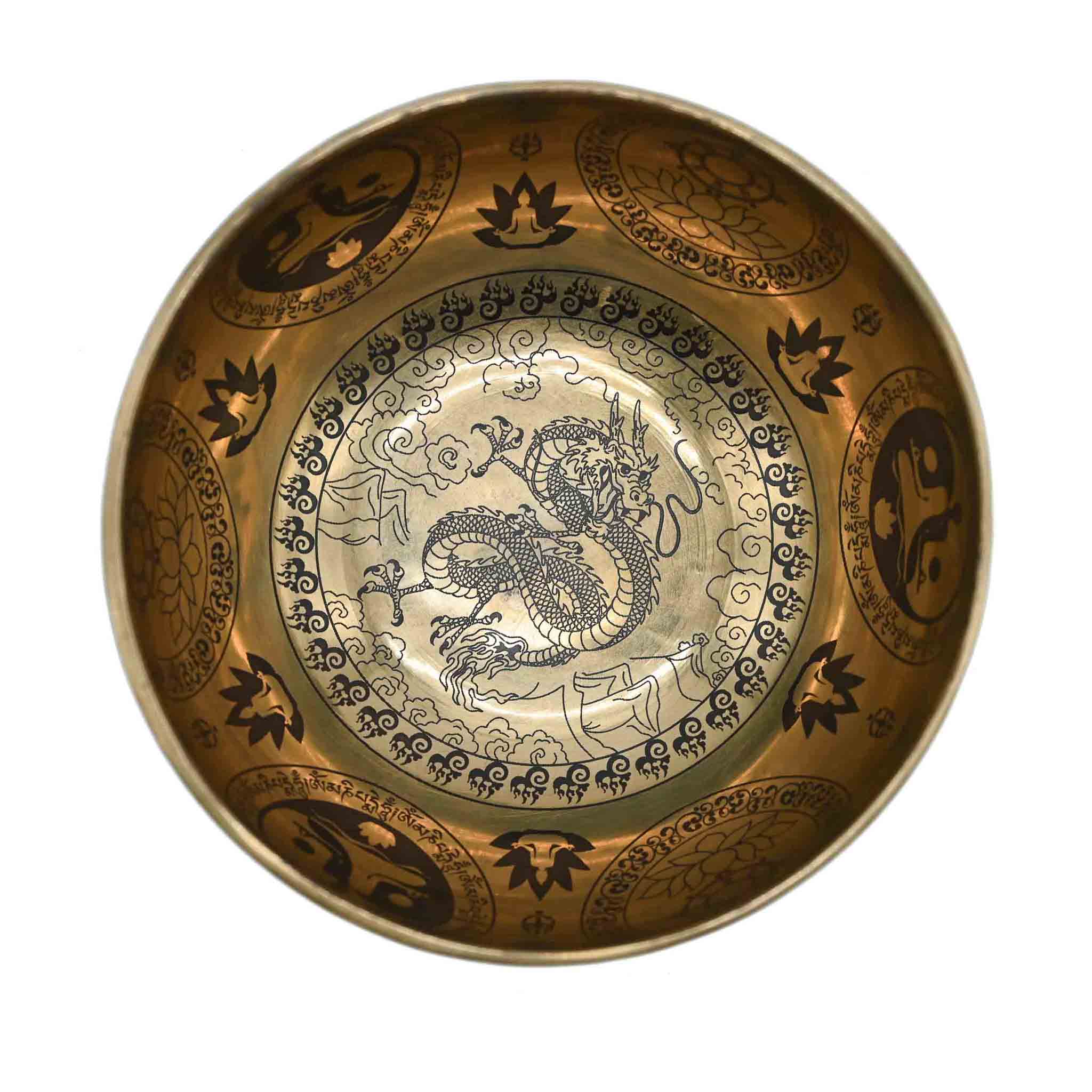 Bol chantant avec belle gravure – 18cm
