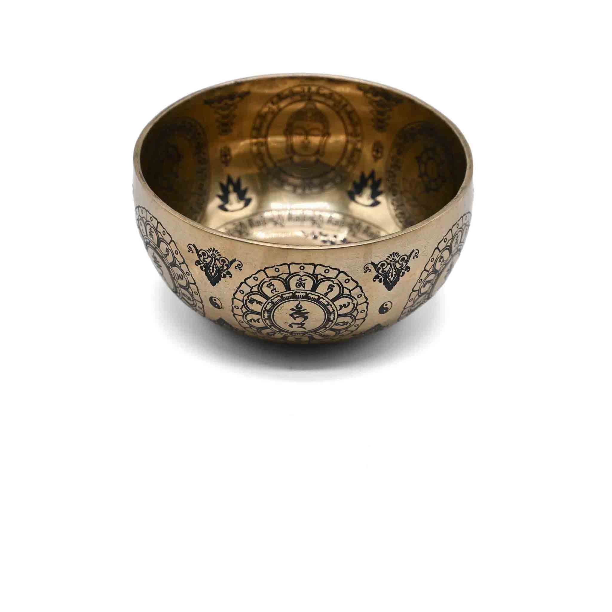 Bol chantant avec gravure Bouddha – 15,5 cm