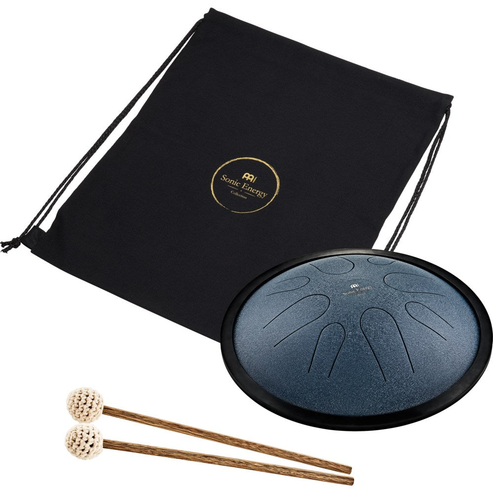 Compact Steel Tongue Drum Blau mit Tasche und Schlägeln