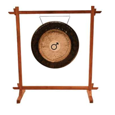Gong Planétaire Mars avec symbole, taille 32