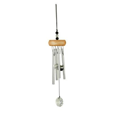 Kristallglass Klangspiel natur