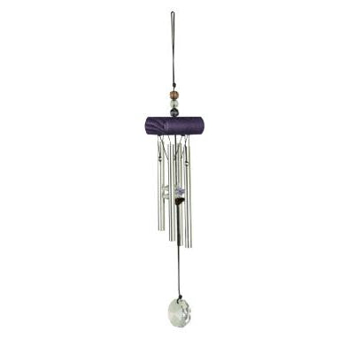 Kristallglas Klangspiel violett 27 cm – ruhig und besinnlich