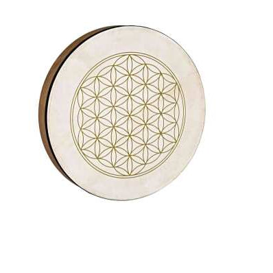 Hand Drum 16" - Flower of Life