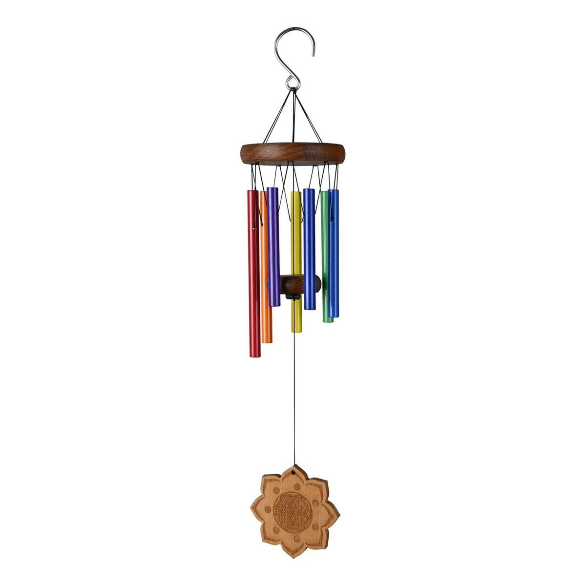 Carillon Chakra colorato 56 cm – Equilibrio e armonia