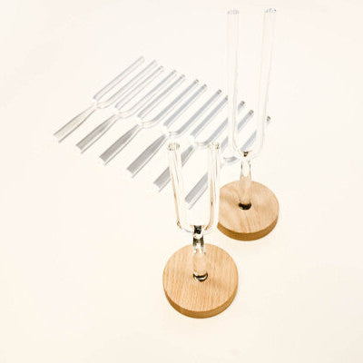 Kristall Stimmgabel Set mit Koffer