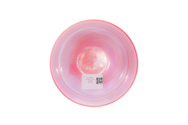 Kristallklangschale Pink Aura Gold
