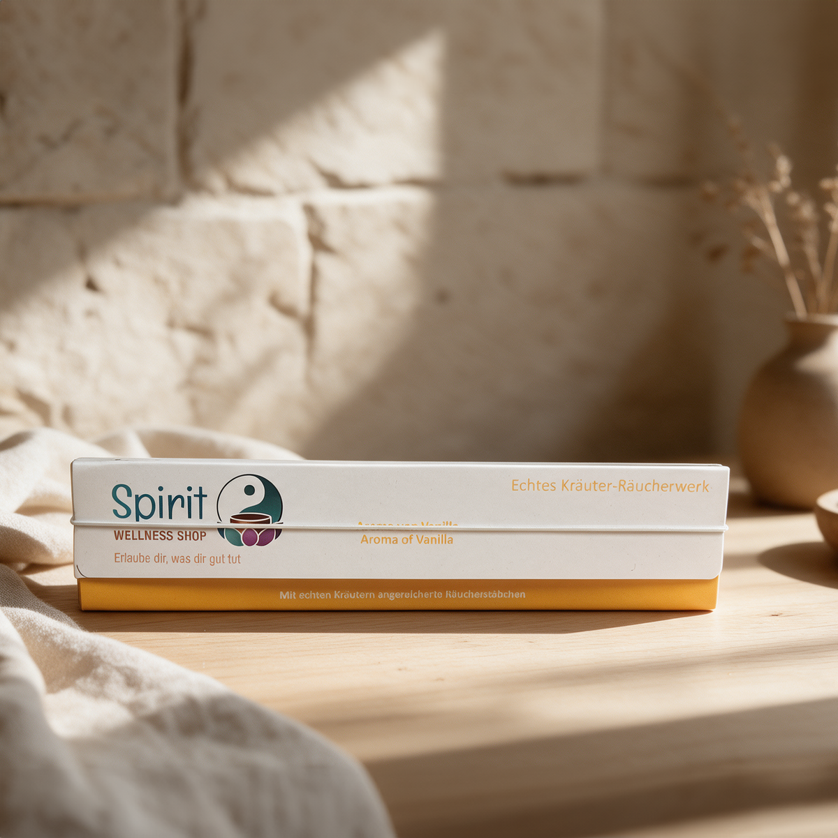 Vanilla Incense Sticks Spirit Wellness – Comfort and Coziness