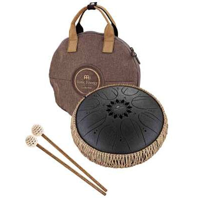 Medium Octave Steel Tongue Drum B Minor Schwarz