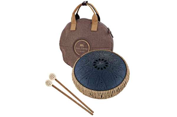 Steel Tongue Drum Octave moyenne Do mineur bleu