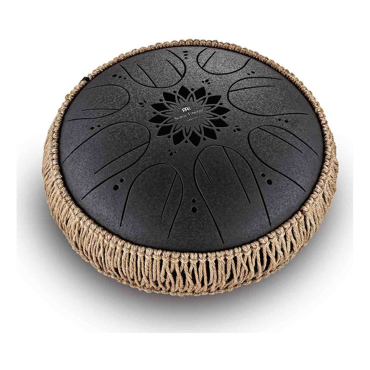 Medium Octave Steel Tongue Drum h-Moll Schwarz