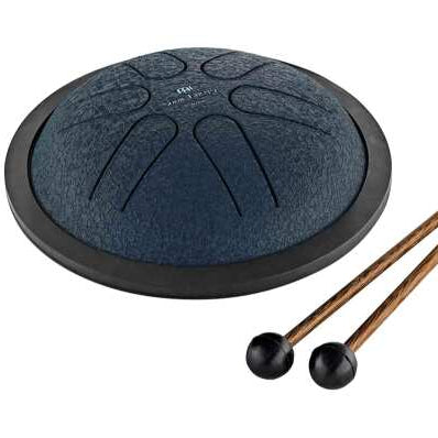Small Steel Tongue Drum Sol mineur bleu