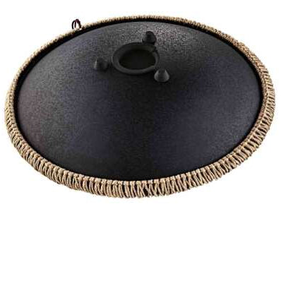 Octave Steel Tongue Drum Ré Noir gravé