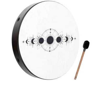 Ritual Drum 22" - Moon Phases