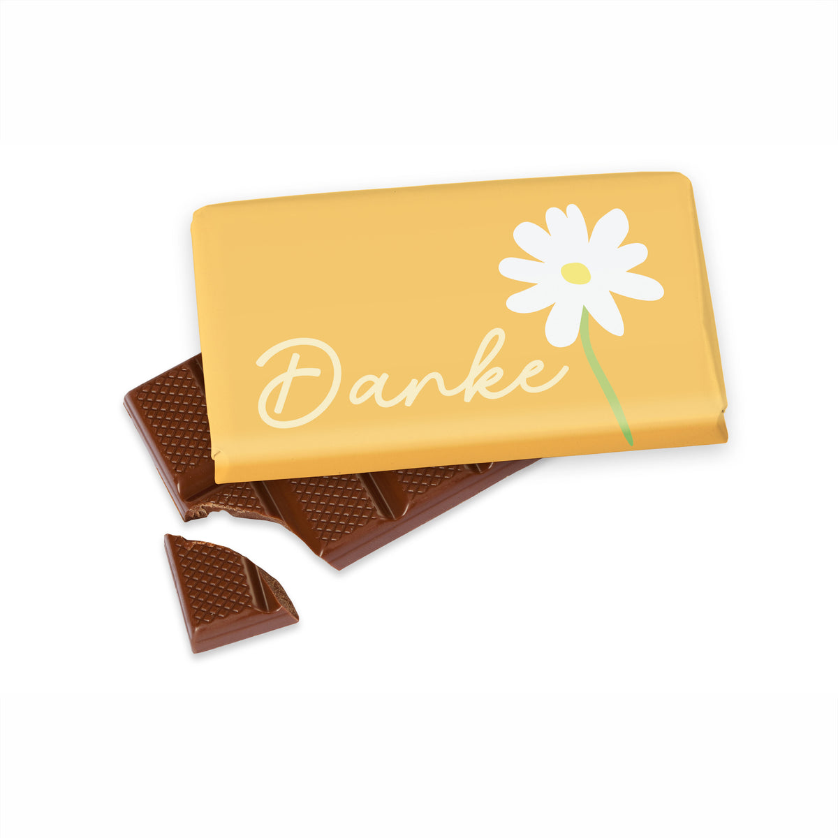 Milk chocolate with a message