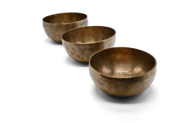 Set de 3 bols chantants pleine lune