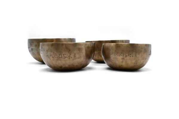 Set de 4 bols chantants pleine lune