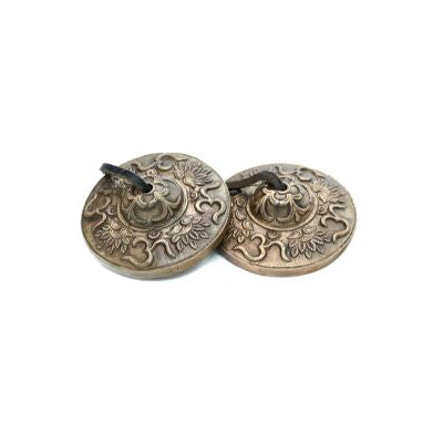 Cymbale grande avec symbole OM