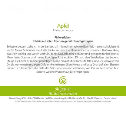 Blütenessenz Spray<br> Apfel Fülle