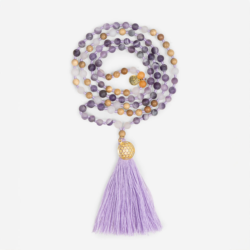 Collier Mala – améthyste