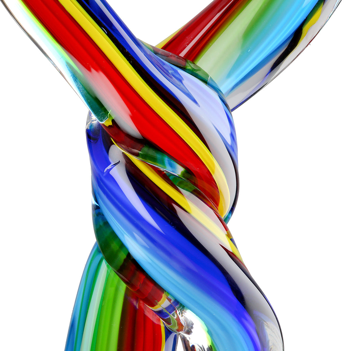 Glasherz Skulptur „Twist“