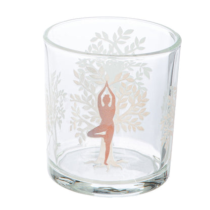 Lanterna con motivo yoga