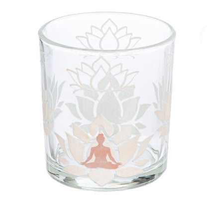 Lanterna con motivo yoga