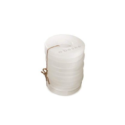 Bol chantant en cristal vert-rose clair