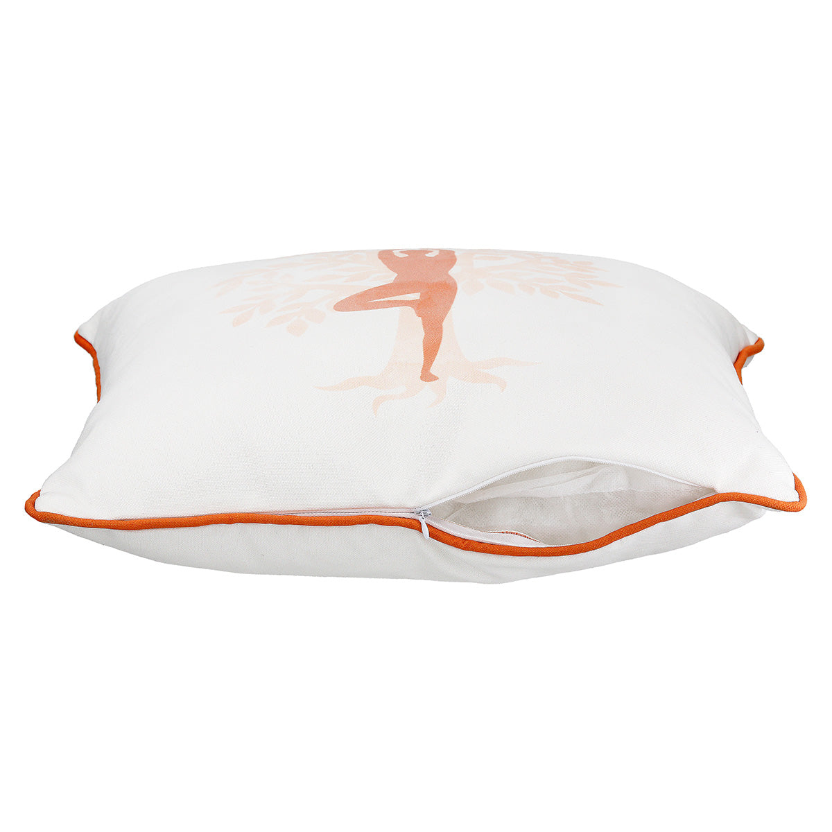 Coussin motif yoga