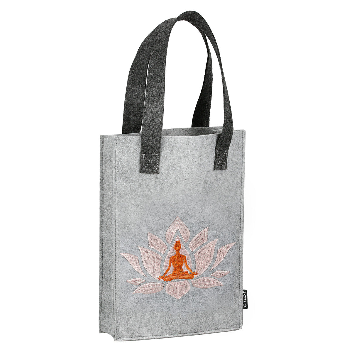 Sac en feutre avec motif yoga