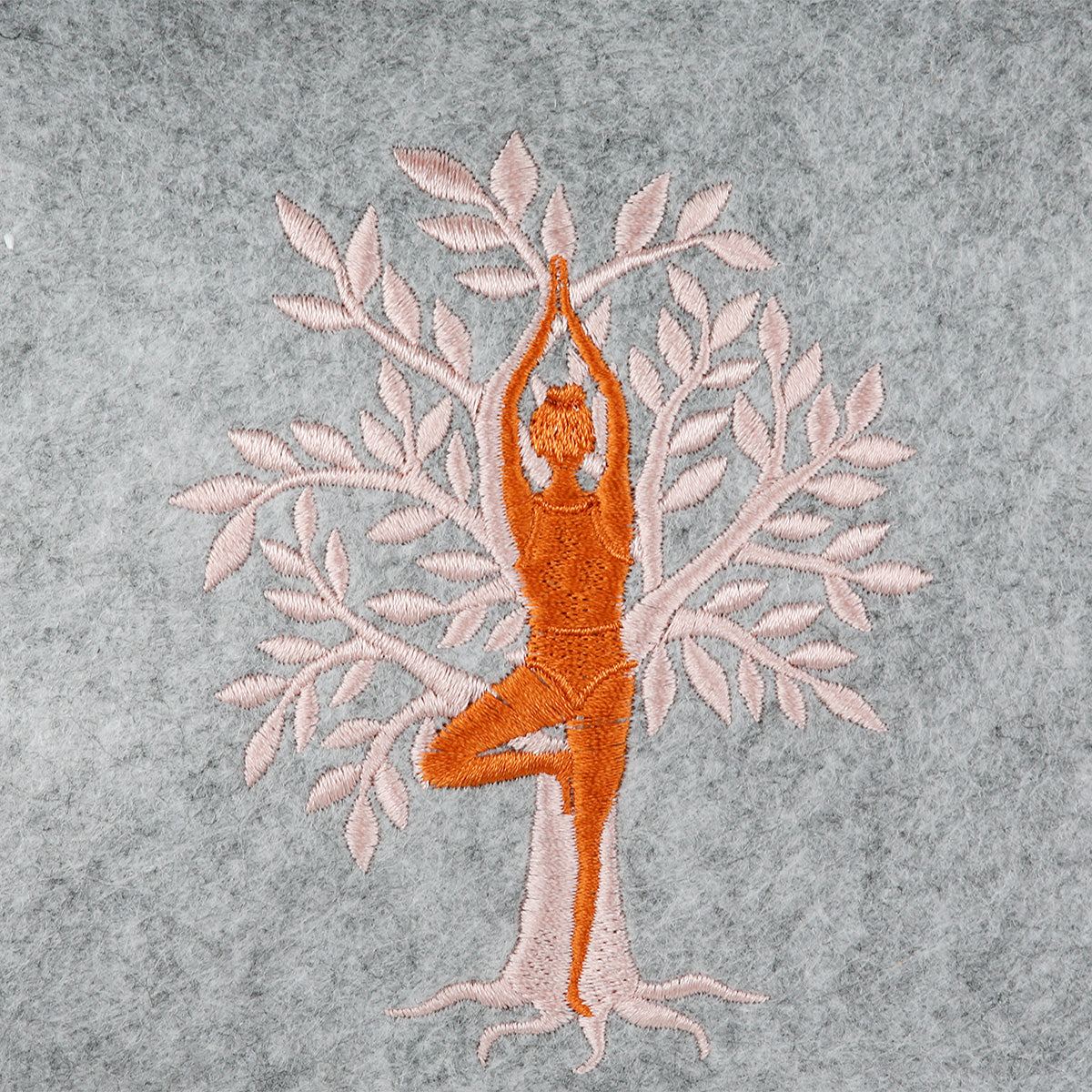 Sac en feutre avec motif yoga