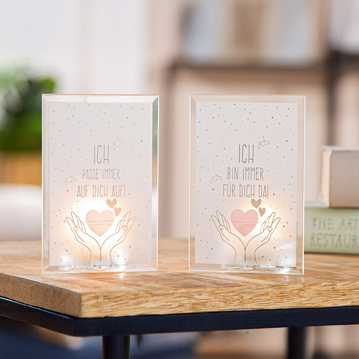 Lampada tealight rettangolare