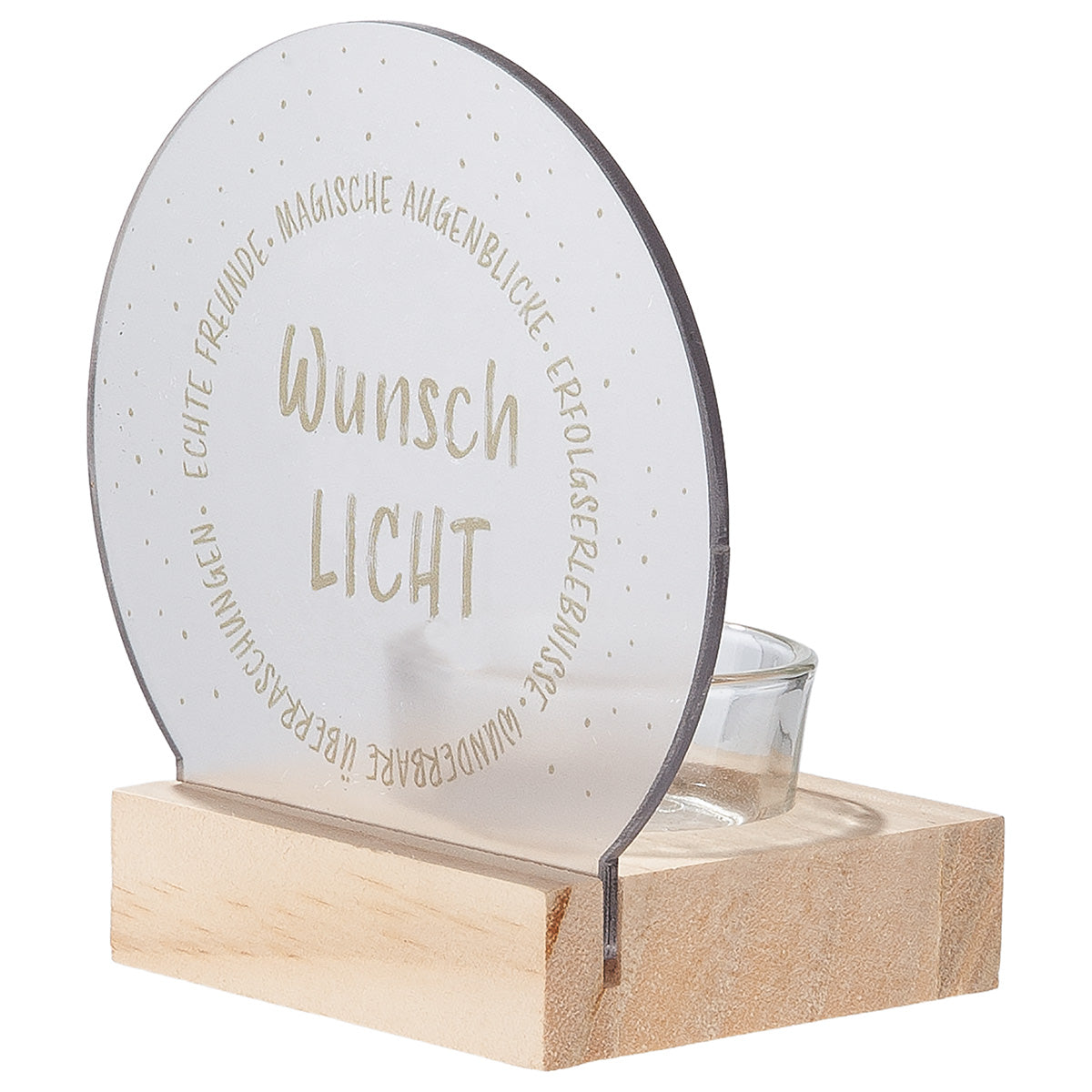 Teeleuchter Glückslicht und Wunschlicht