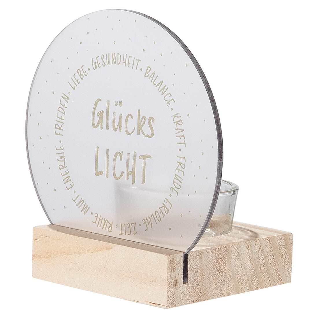 Teeleuchter Glückslicht und Wunschlicht
