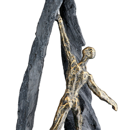 Skulptur Kletterer für Mut und Erfolg
