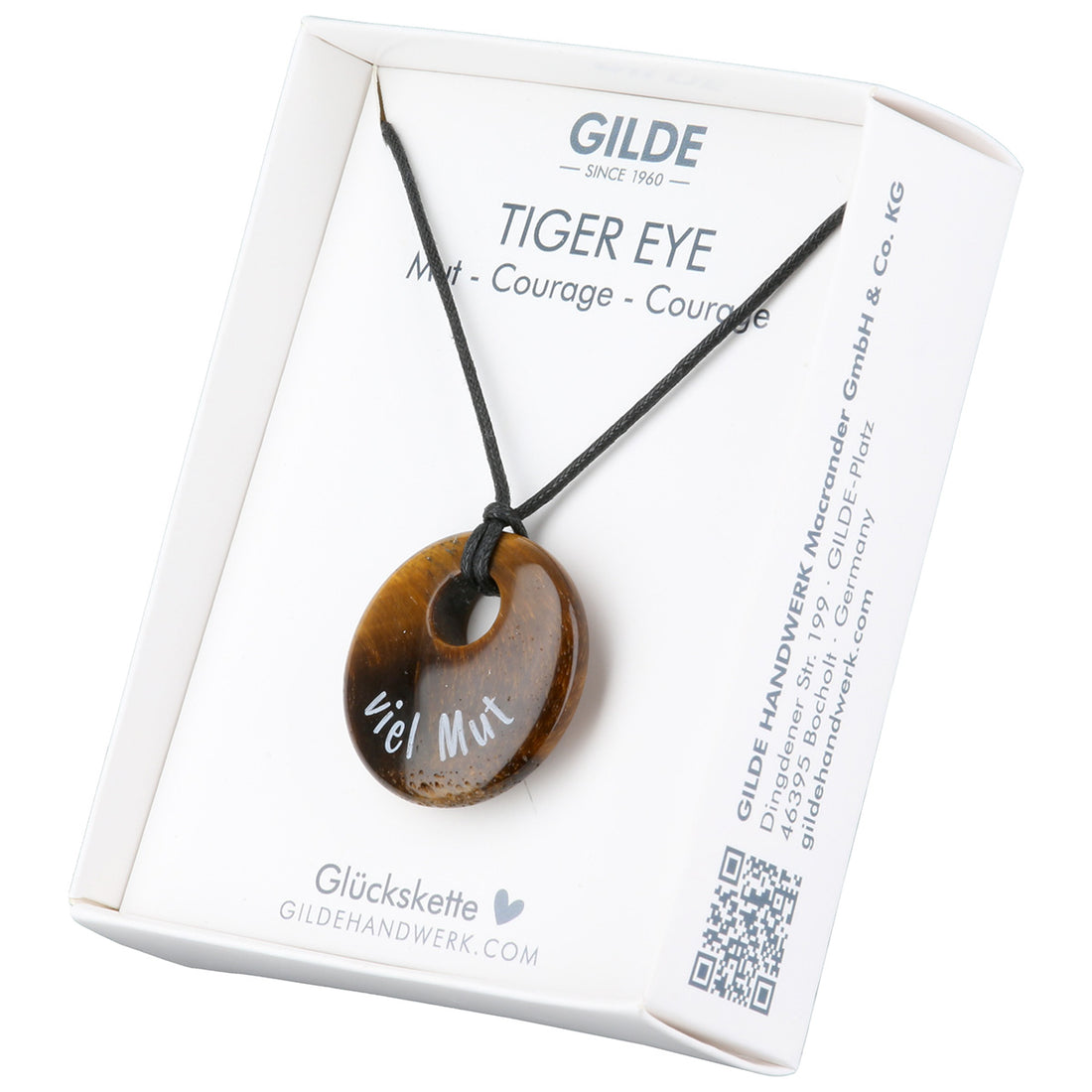 Halskette Tigerauge Viel Mut