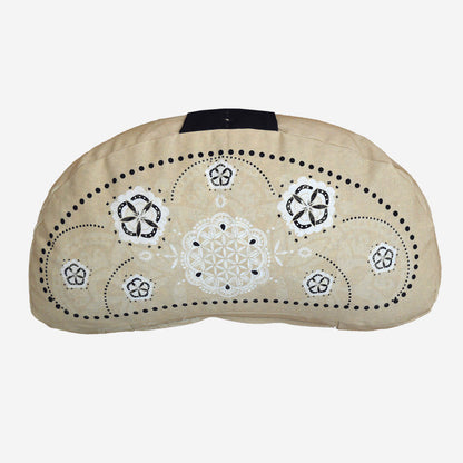 Cuscino da meditazione<br>Hallmond Nero/Beige