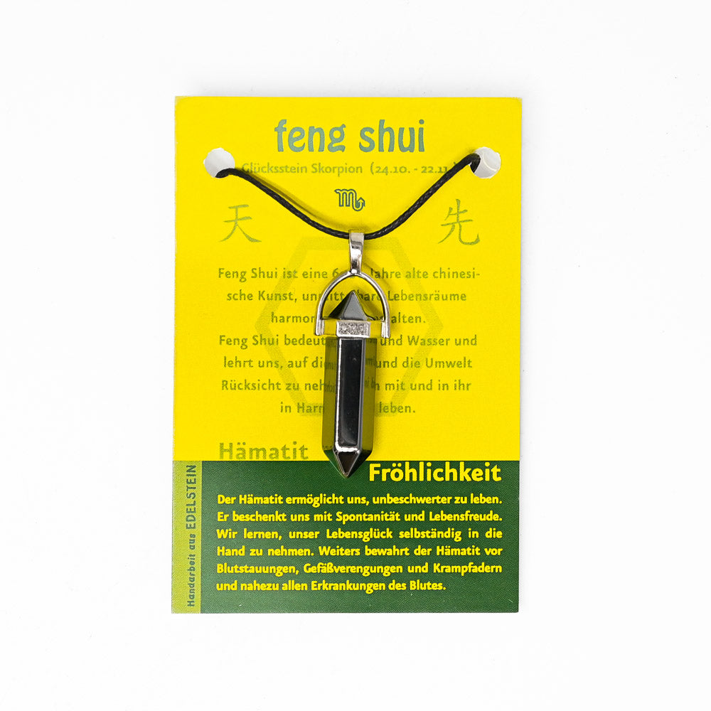 Feng Shui Anhänger – Hämatit