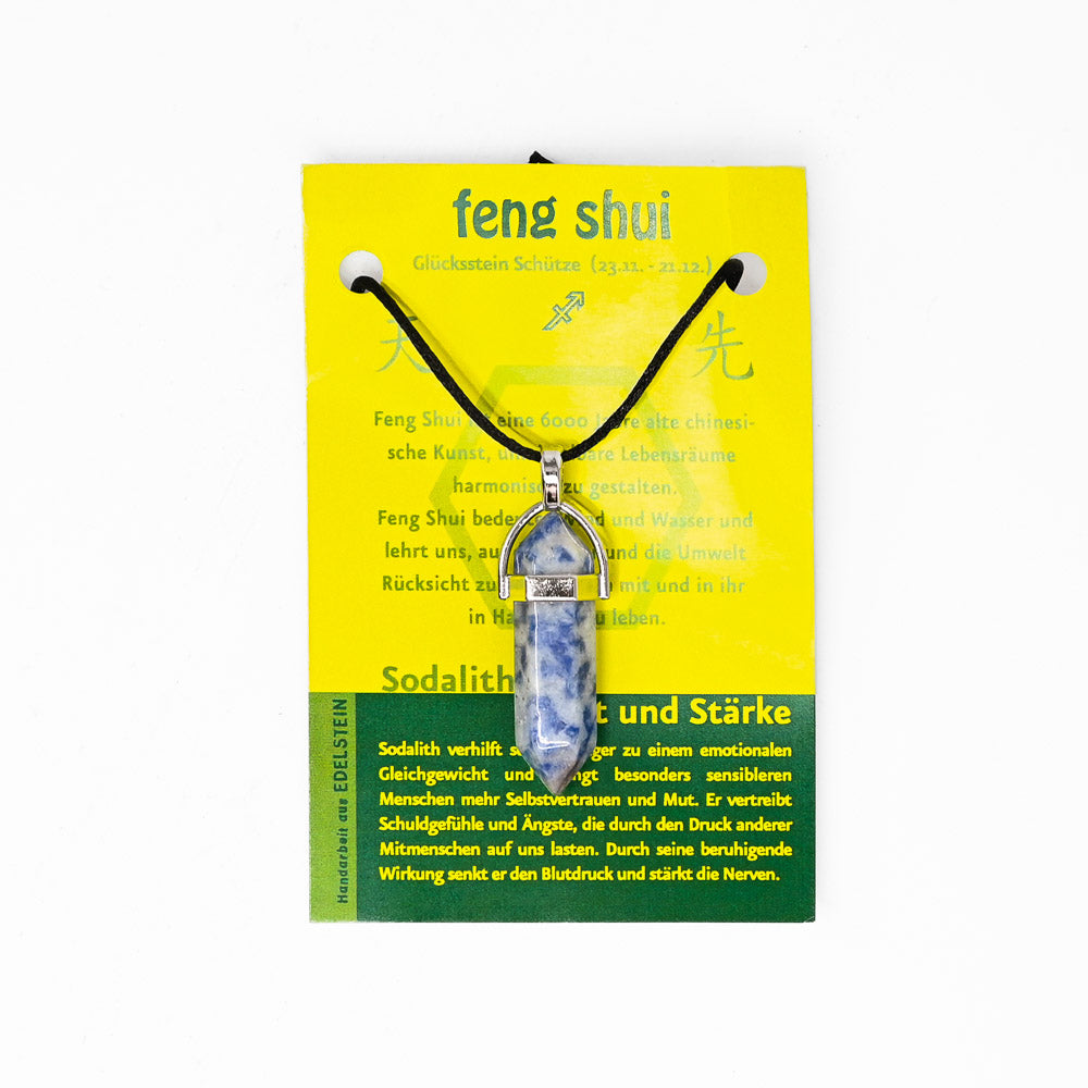 Ciondolo Feng Shui - sodalite