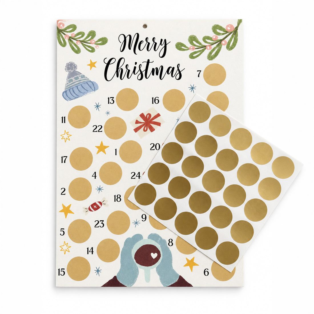 DIY Advent Calendar made from Apple Paper