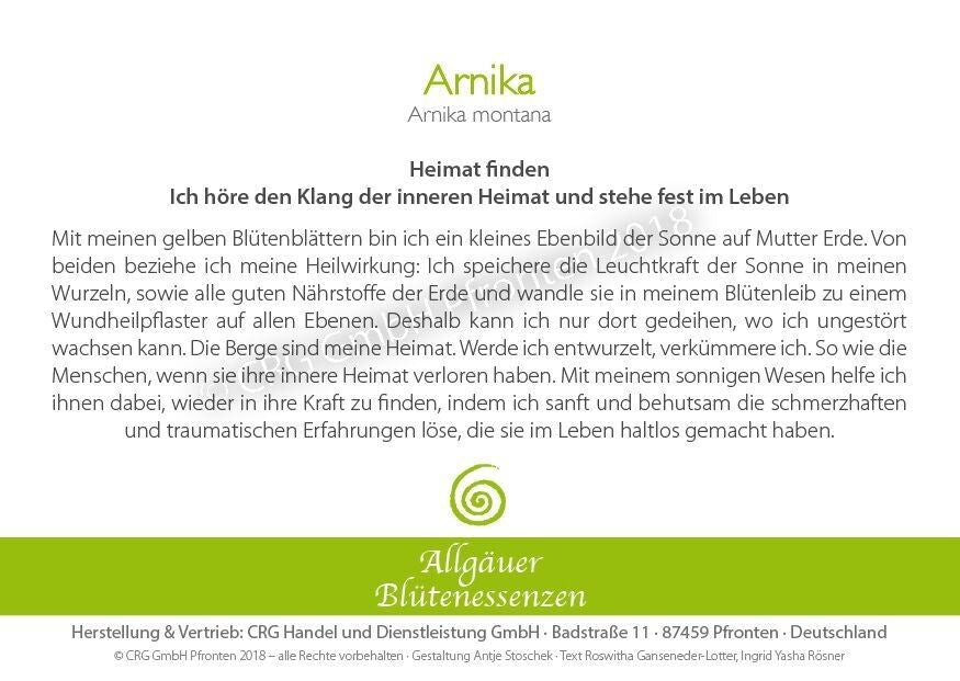 Essence florale d’Allgäu – arnica