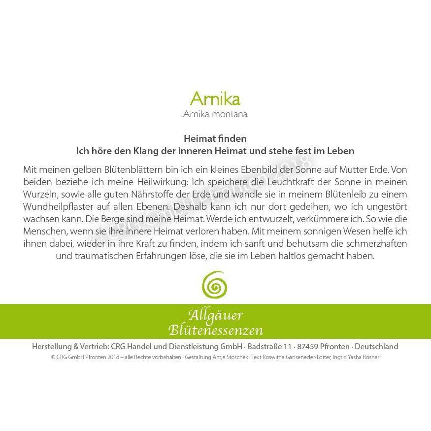 Essence florale d’Allgäu – arnica