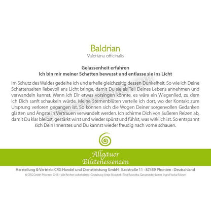 Blütenessenz Spray<br> Baldrian Gelassenheit