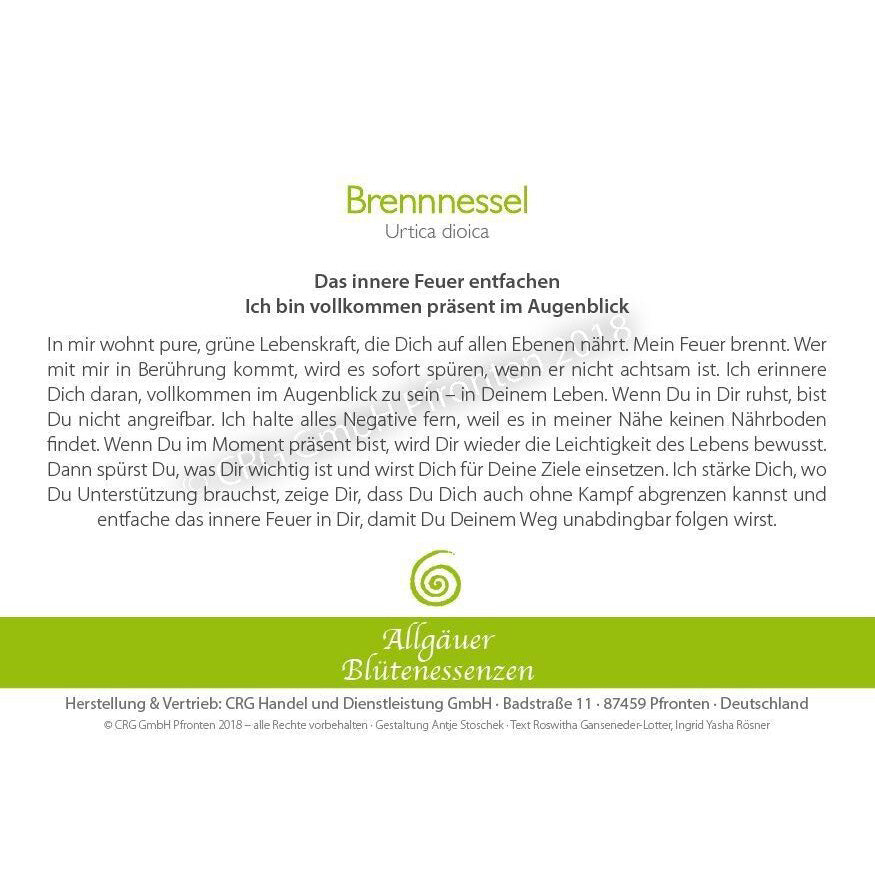 Essence florale d’Allgäu – ortie