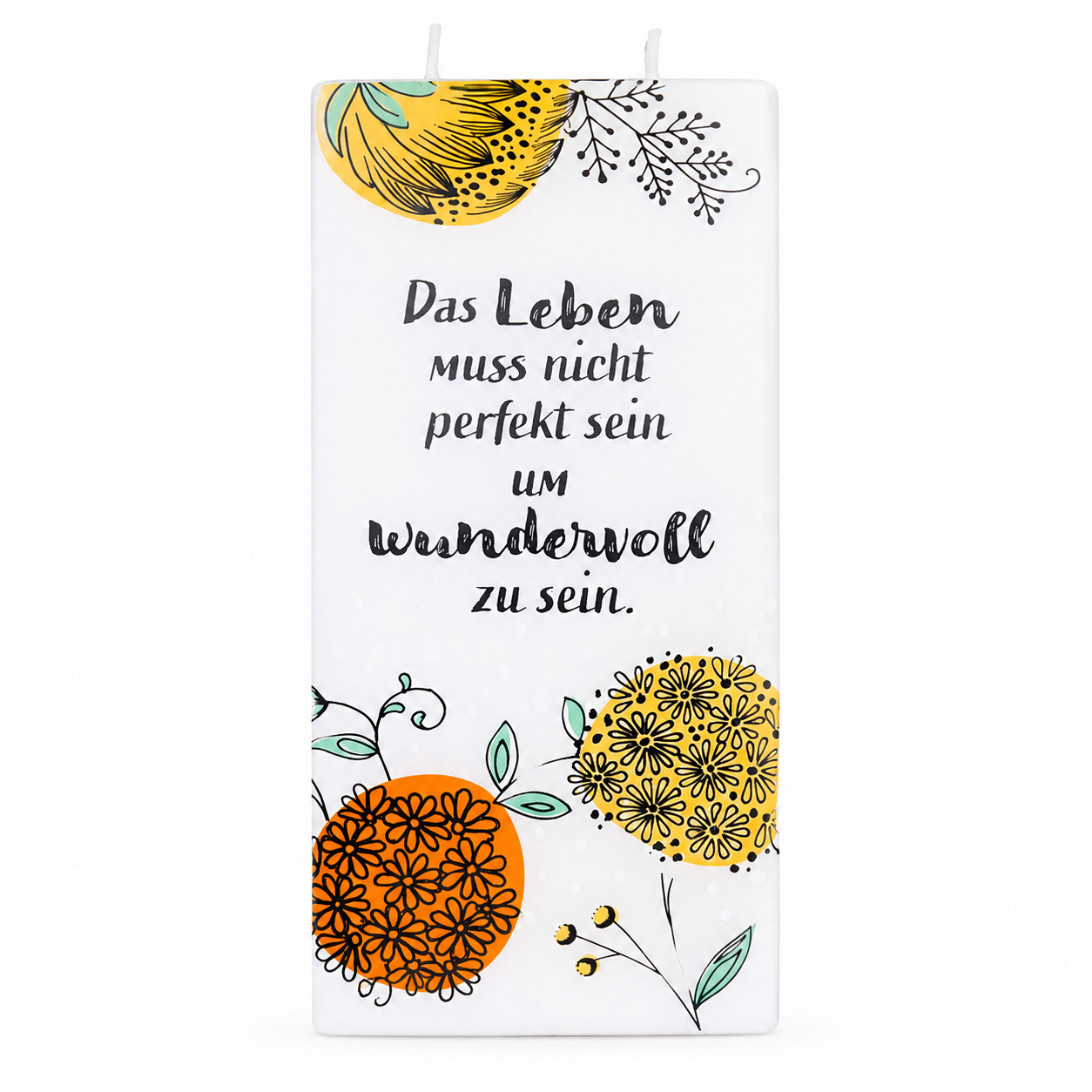 Flachkerze Das Leben